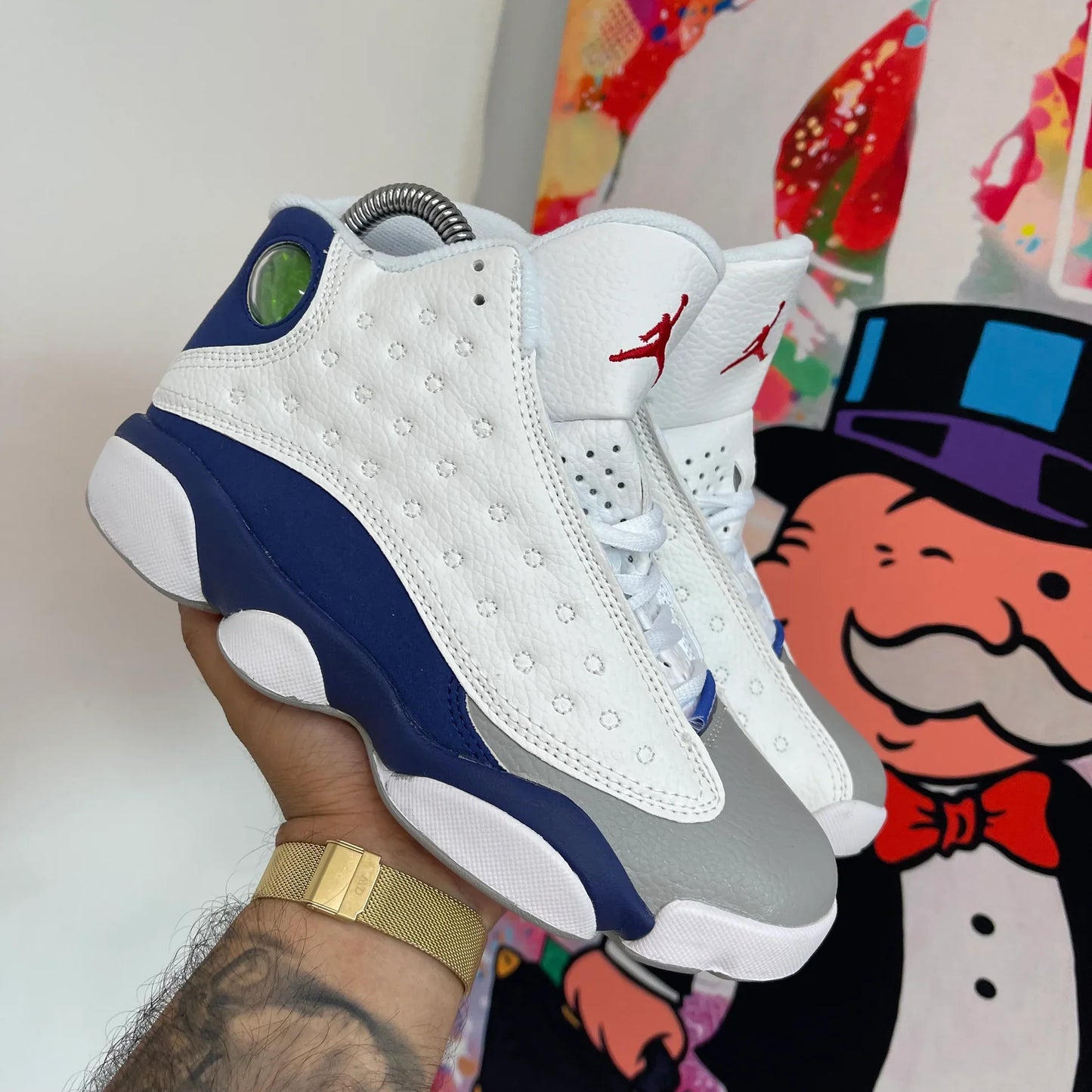 JORDAN RETRO 13 BLANCO AZUL