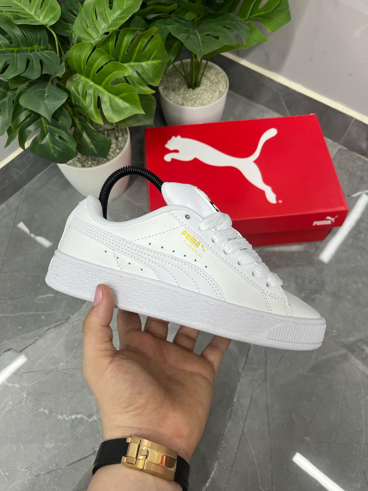 PUMA SUEDE XL BLANCO