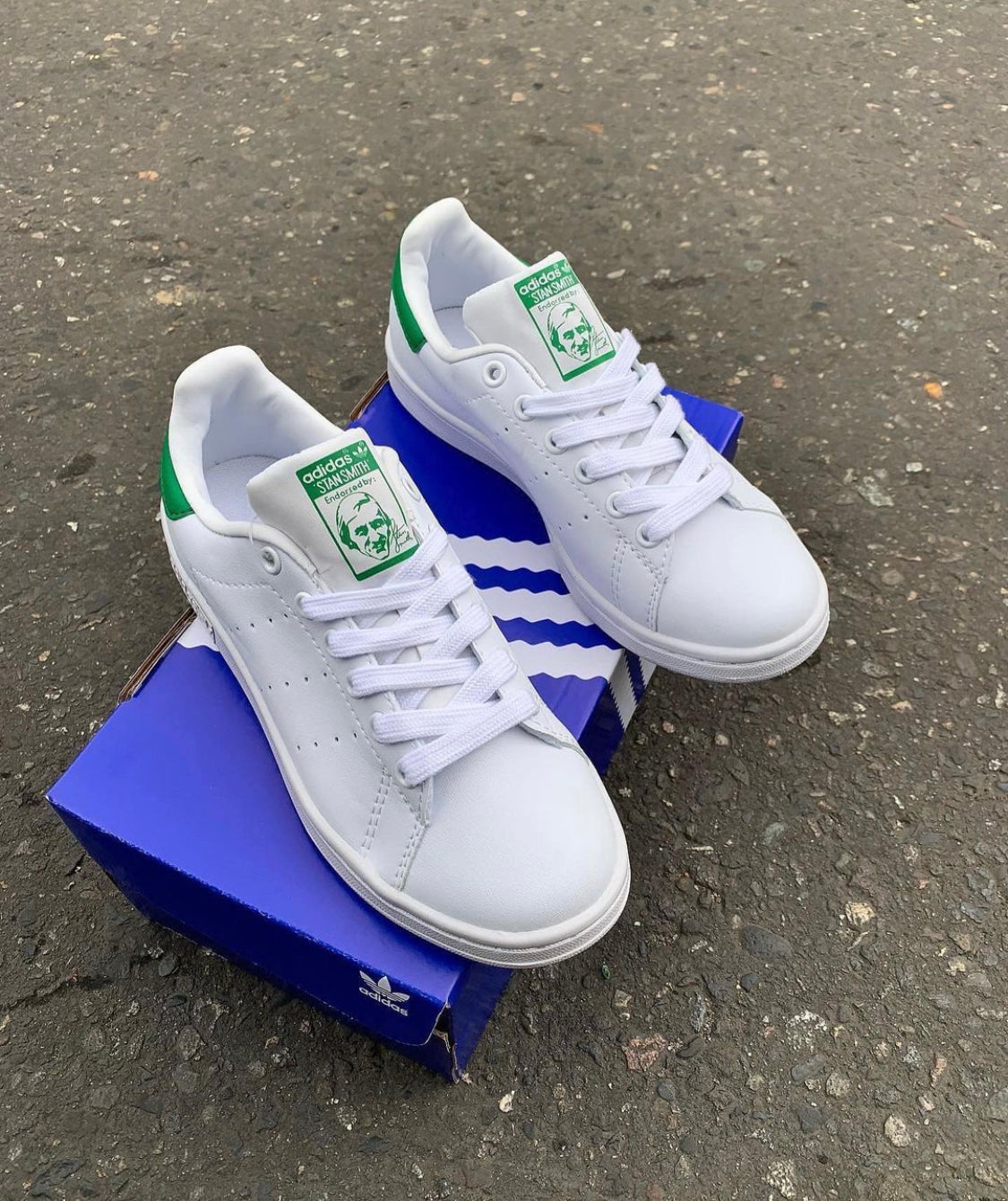 ADIDAS STAN SMITH BLANCO VERDE - Main Image