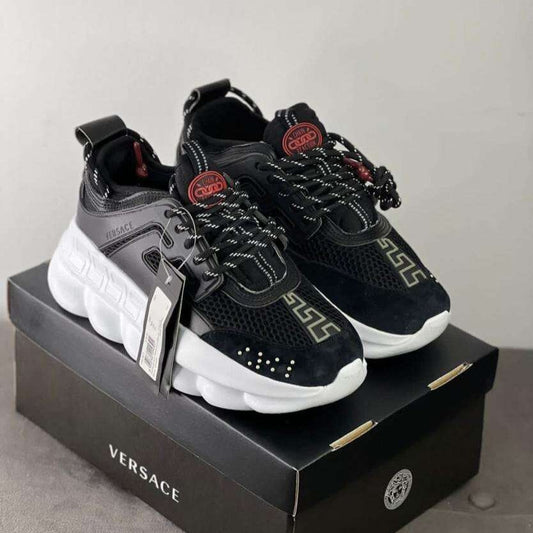 VERSACE CHAIN NEGRO BLANCO