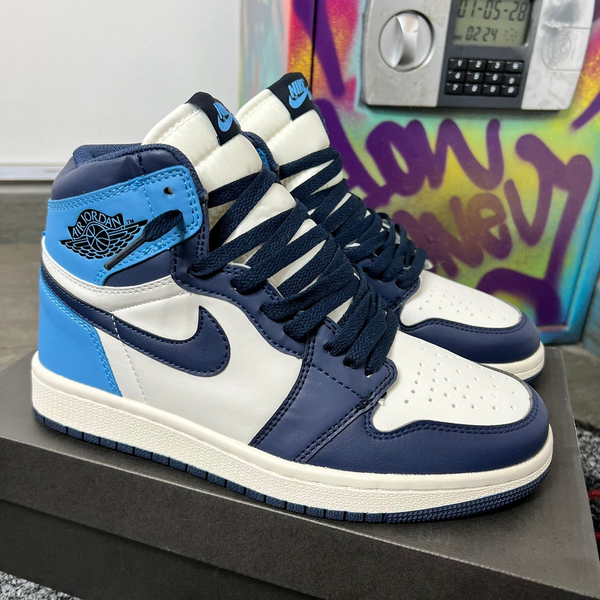 Jordan Azul Rey JORDAN RETRO 1 AZUL BLANCA – tennisplusctg
