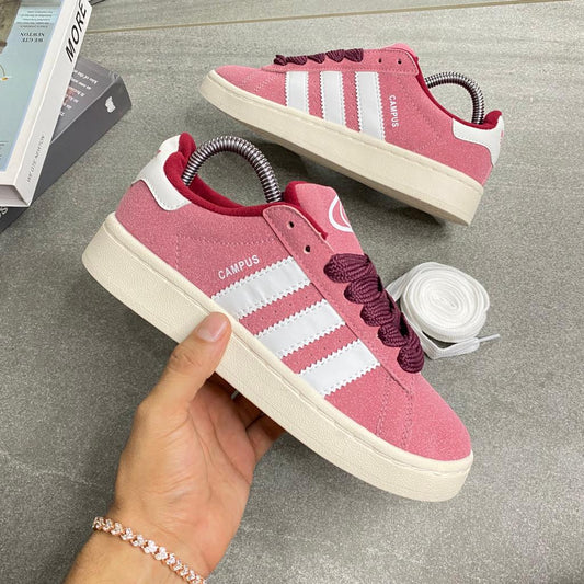 ADIDAS CAMPUS  ROSADO CON L BLANCAS