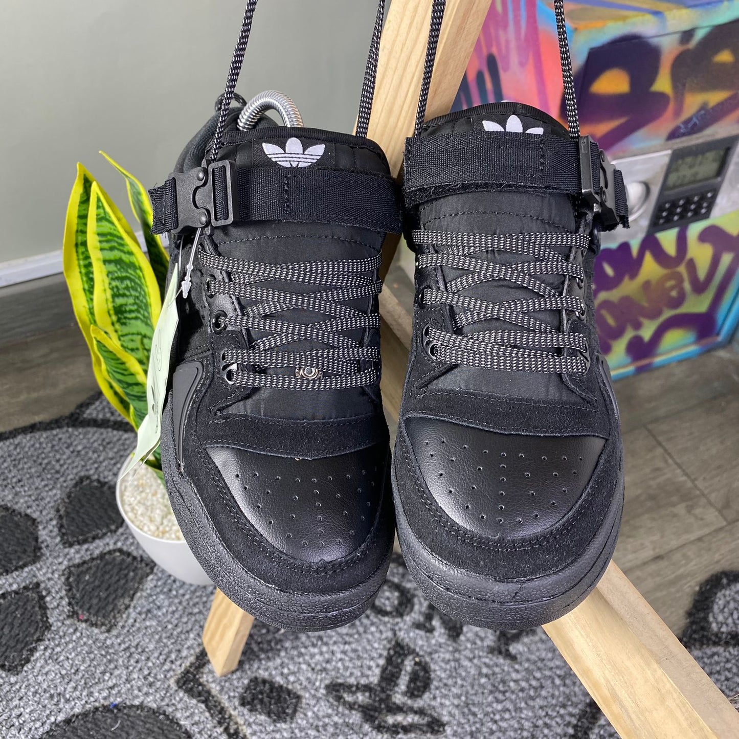 Zapatos Bad Tenis De Bad Bunny Negros Adidas Forum Bad Bunny