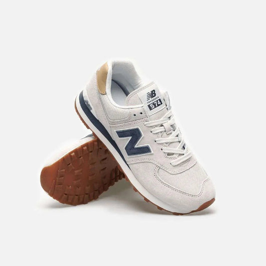 NEW BALANCE 574 BEIGE N AZUL