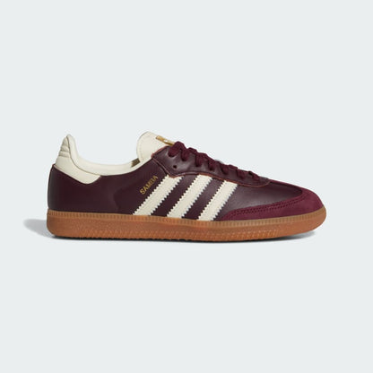 ADIDAS SAMBA OG Maroon Gold Metallic