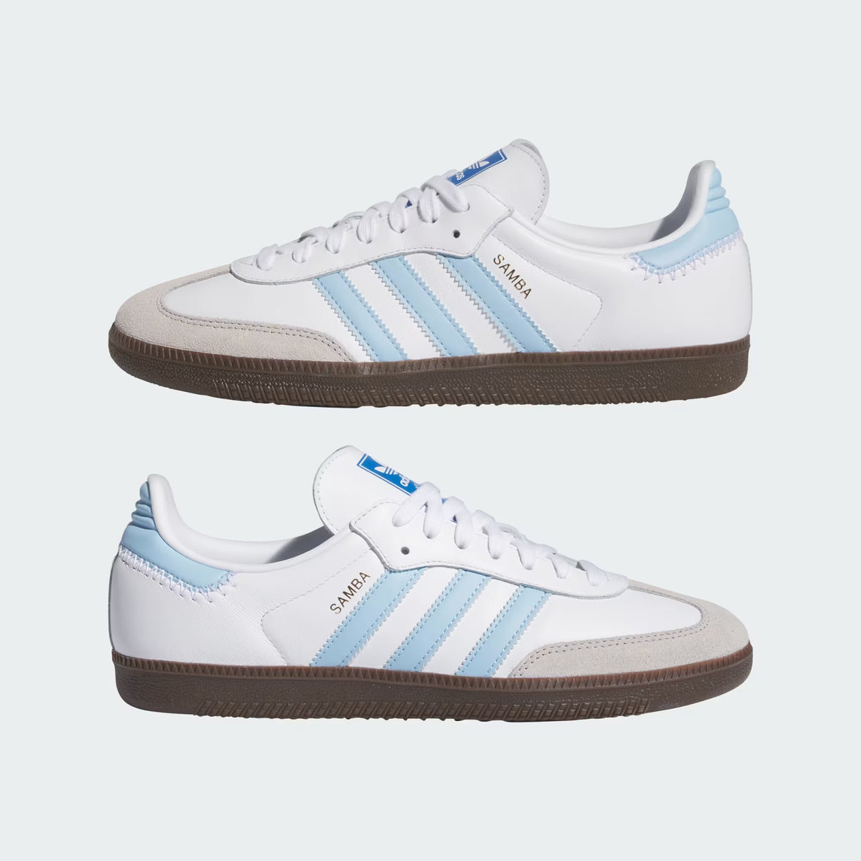 ADIDAS SAMBA BLANCO AZUL