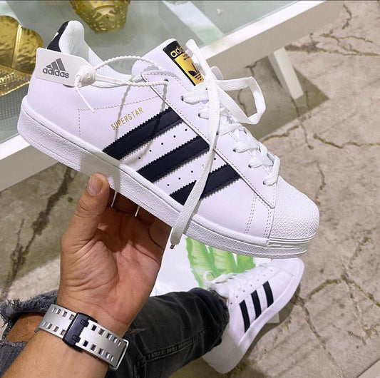 ADIDAS SUPER STAR BLANCO L NEGRAS