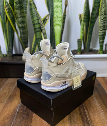 JORDAN RETRO 4 BEIGE OFF WHITE